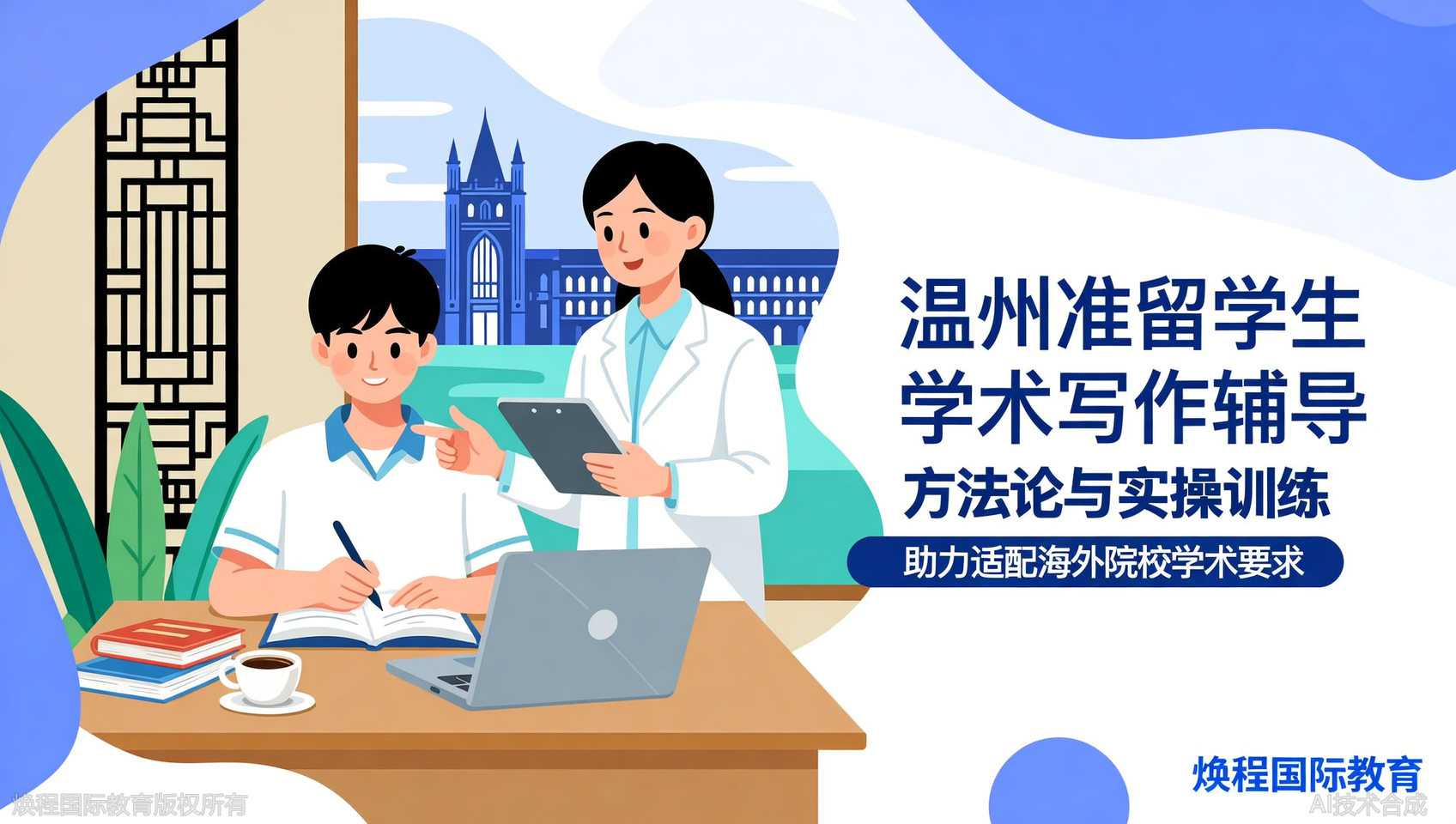 温州留学生学术写作辅导：焕程国际教育方法+实操