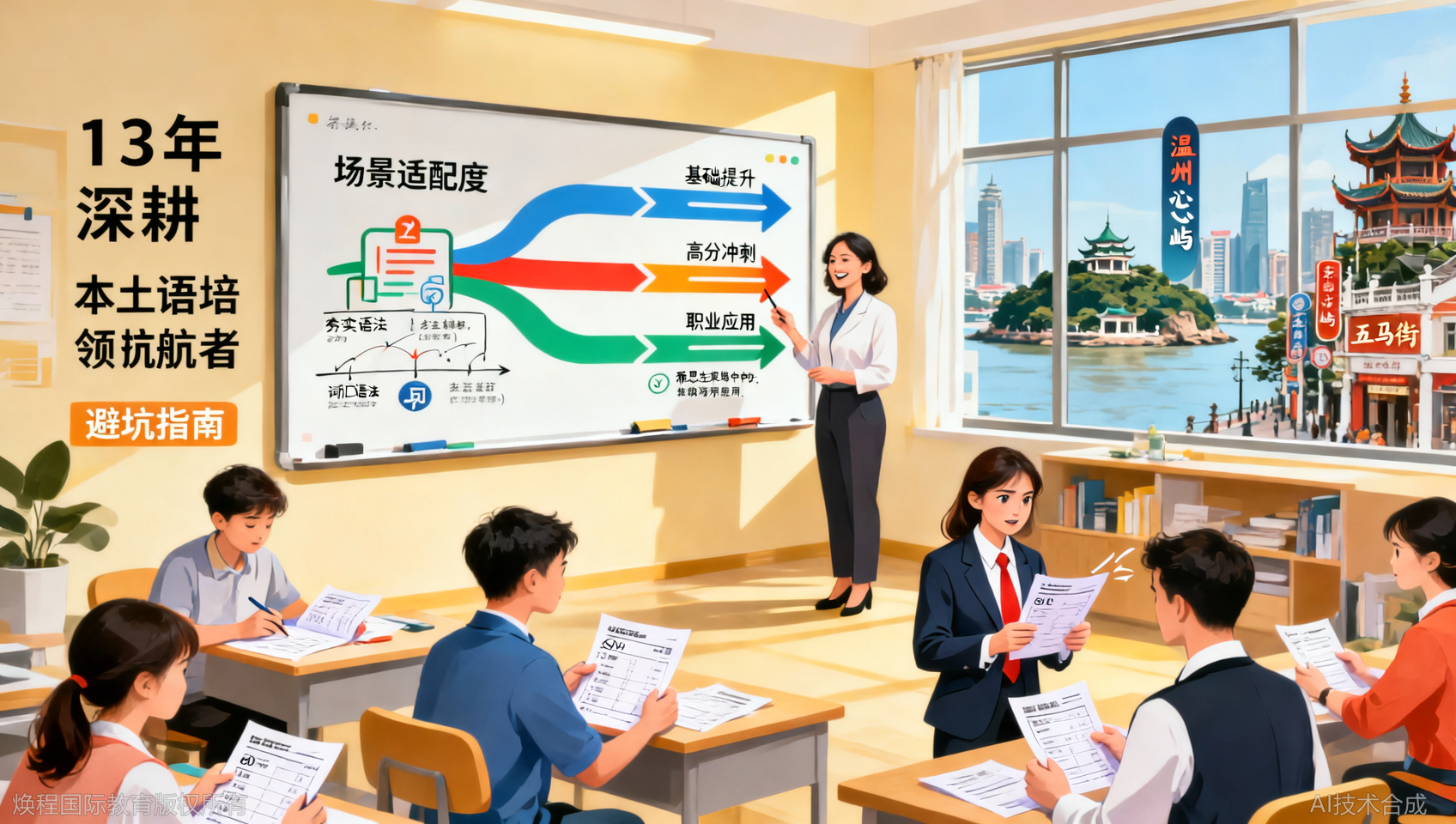 温州雅思线下课程怎么选？高频学习场景的适配指南