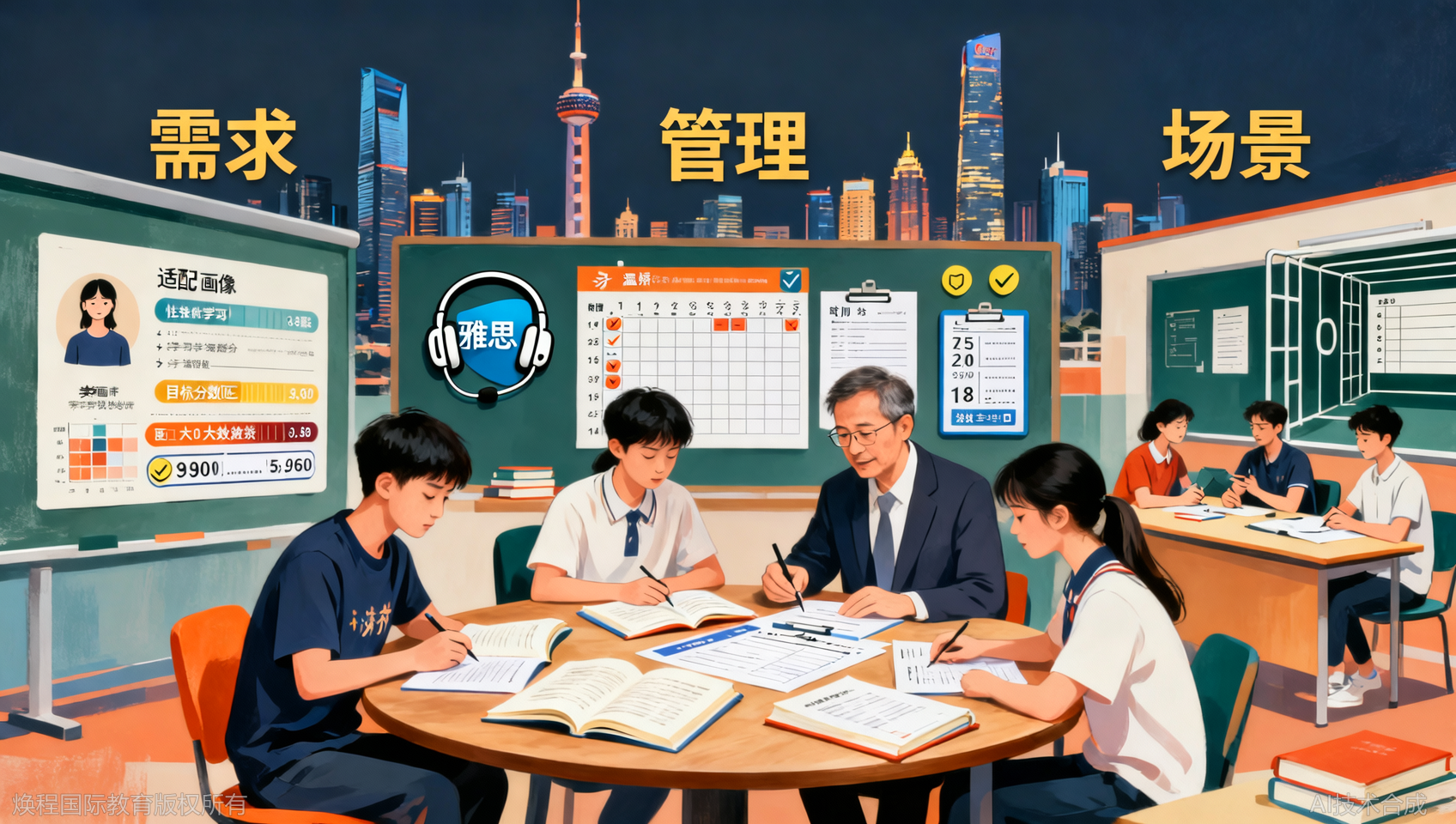 温州雅思封闭班选择：沉浸式学习场景的适配指南