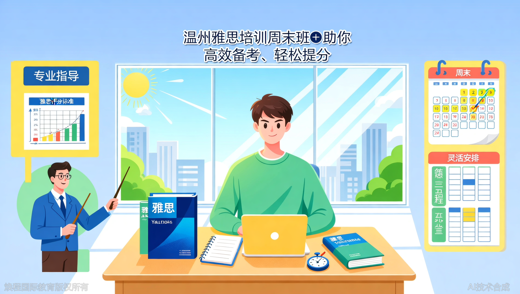 温州雅思培训周末班：上班族/学生党高效利用周末的学习指南