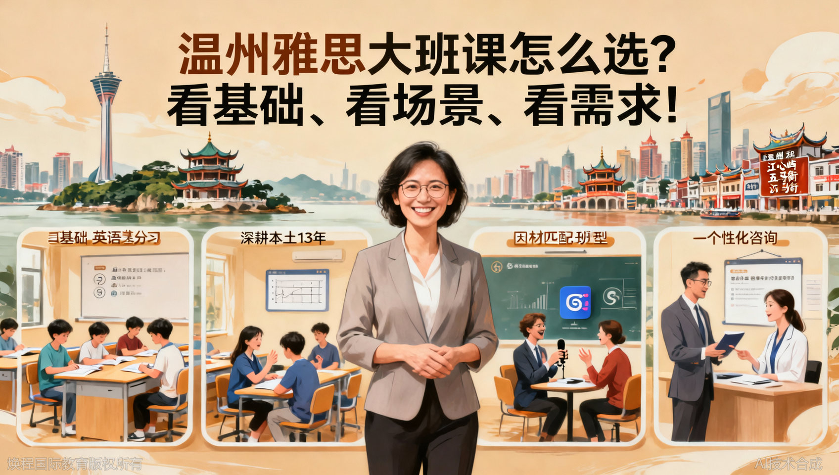 温州雅思大班课怎么选？不同学习场景的适配指南