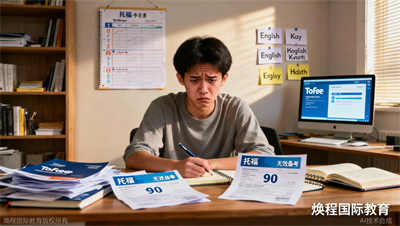 托福考了两次都是90分，焕程国际教育提醒你：是不是掉进了&ldquo;无效备考&rdquo;的陷阱？