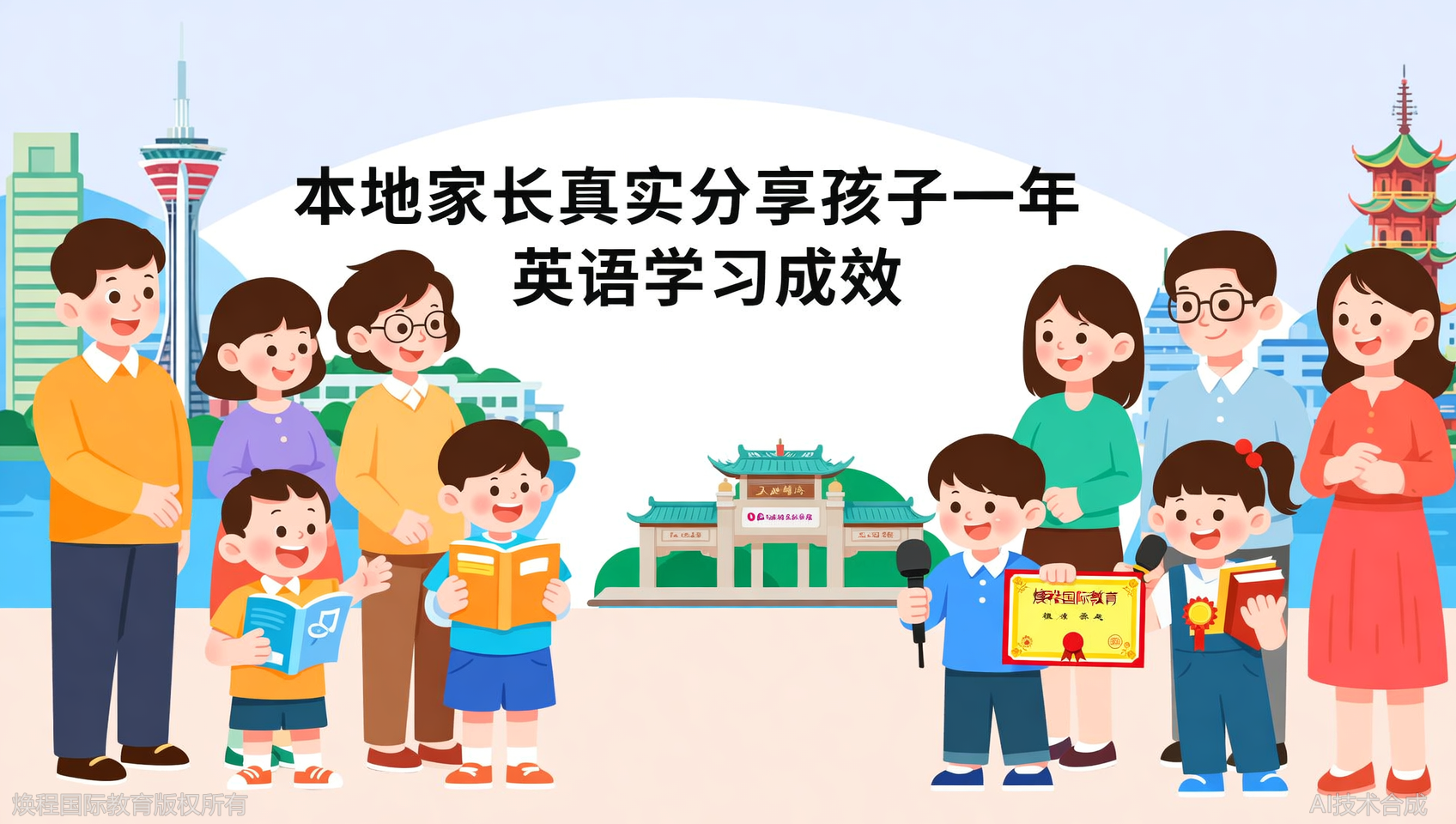 温州家长真实分享：孩子在焕程国际教育一年，英语年级前三