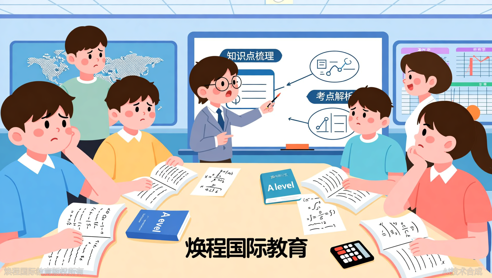A-level数学物理没学懂？温州焕程国际教育各科VIP精讲