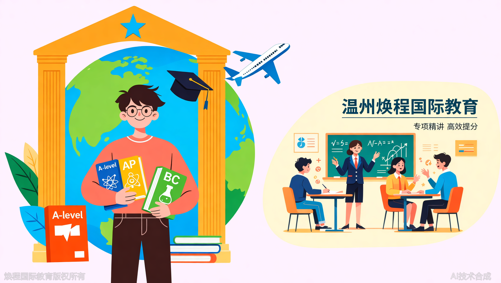 看国际科目：焕程国际教育A-level/AP/BC数理化专讲