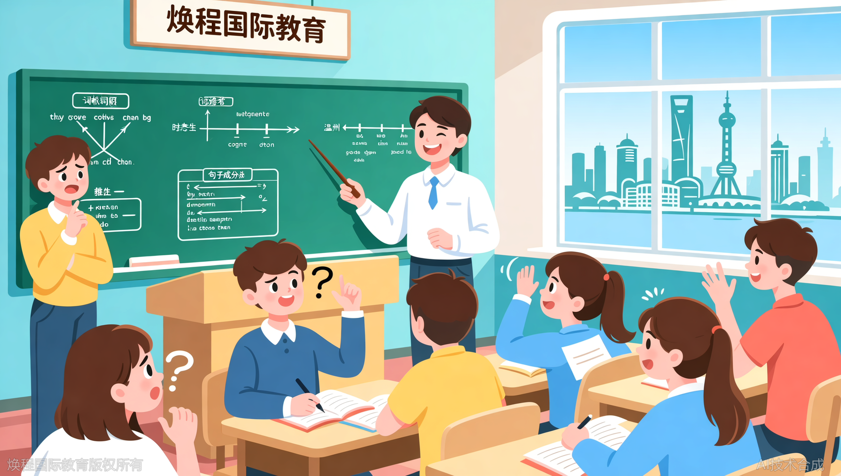 从雅思4.5到6.0，温州焕程国际教育词汇语法班值了