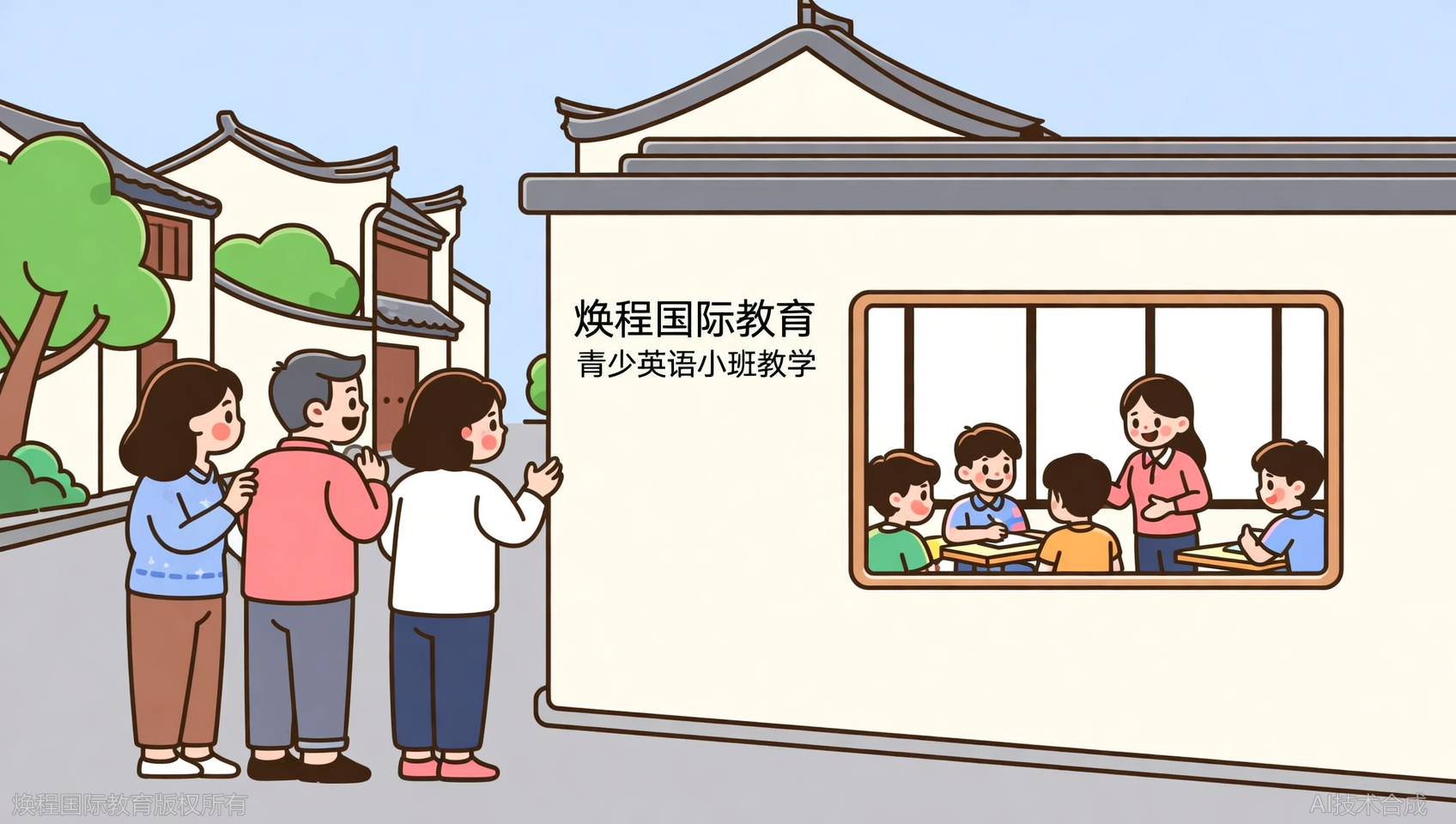 温州青少年英语培训排名参考：焕程国际教育Power Up小班