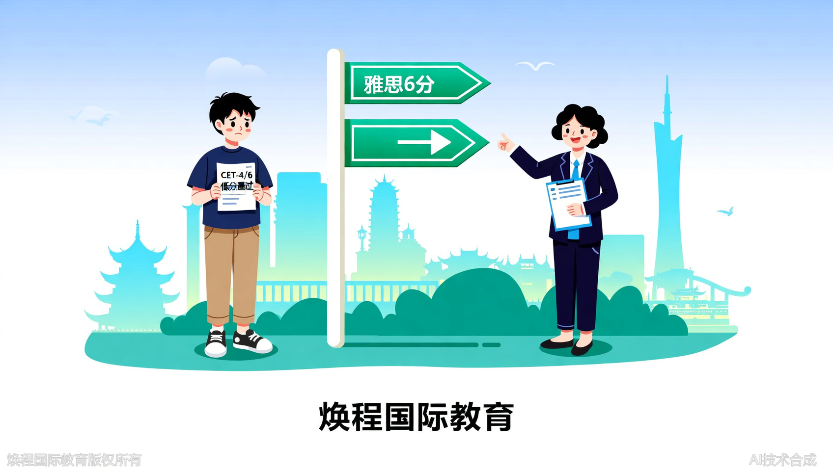 英语四六级未通过，想冲雅思6.0难在哪？温州焕程国际教育解析