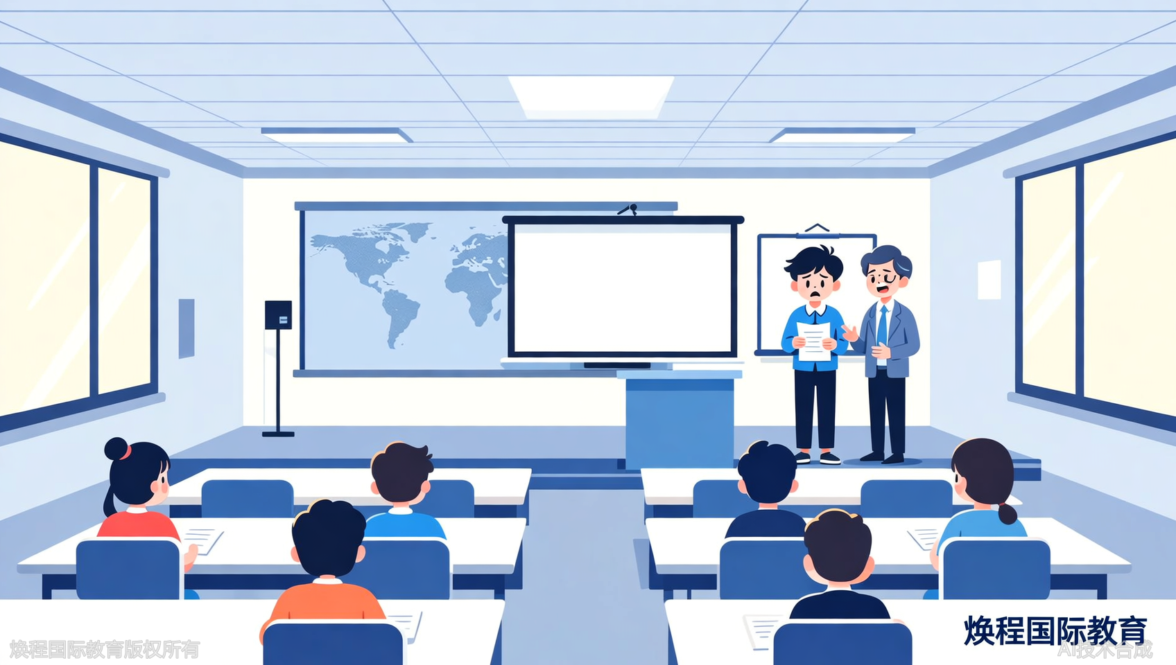 温州学术演讲培训：焕程国际教育还原海外课堂场景