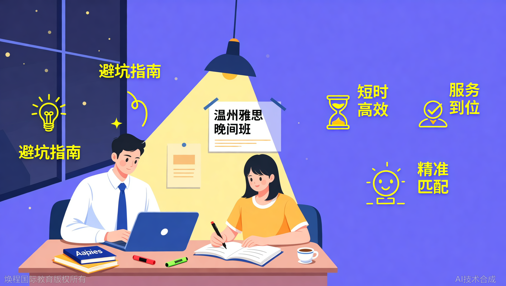 温州雅思培训晚间班：职场人/学生党晚间学习的适配指南