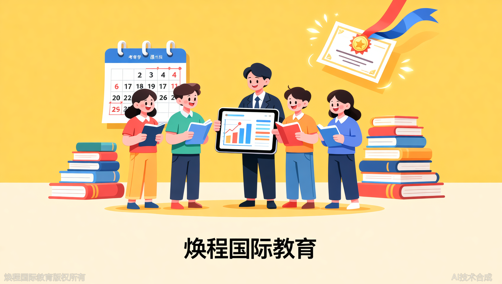 看考后服务：焕程国际教育分数分析+复习规划+奖学金