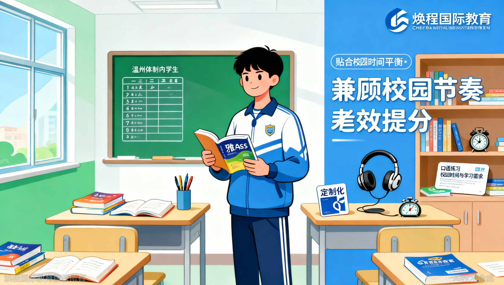 温州雅思体制内学生课程：适配校园学习的定制化方案