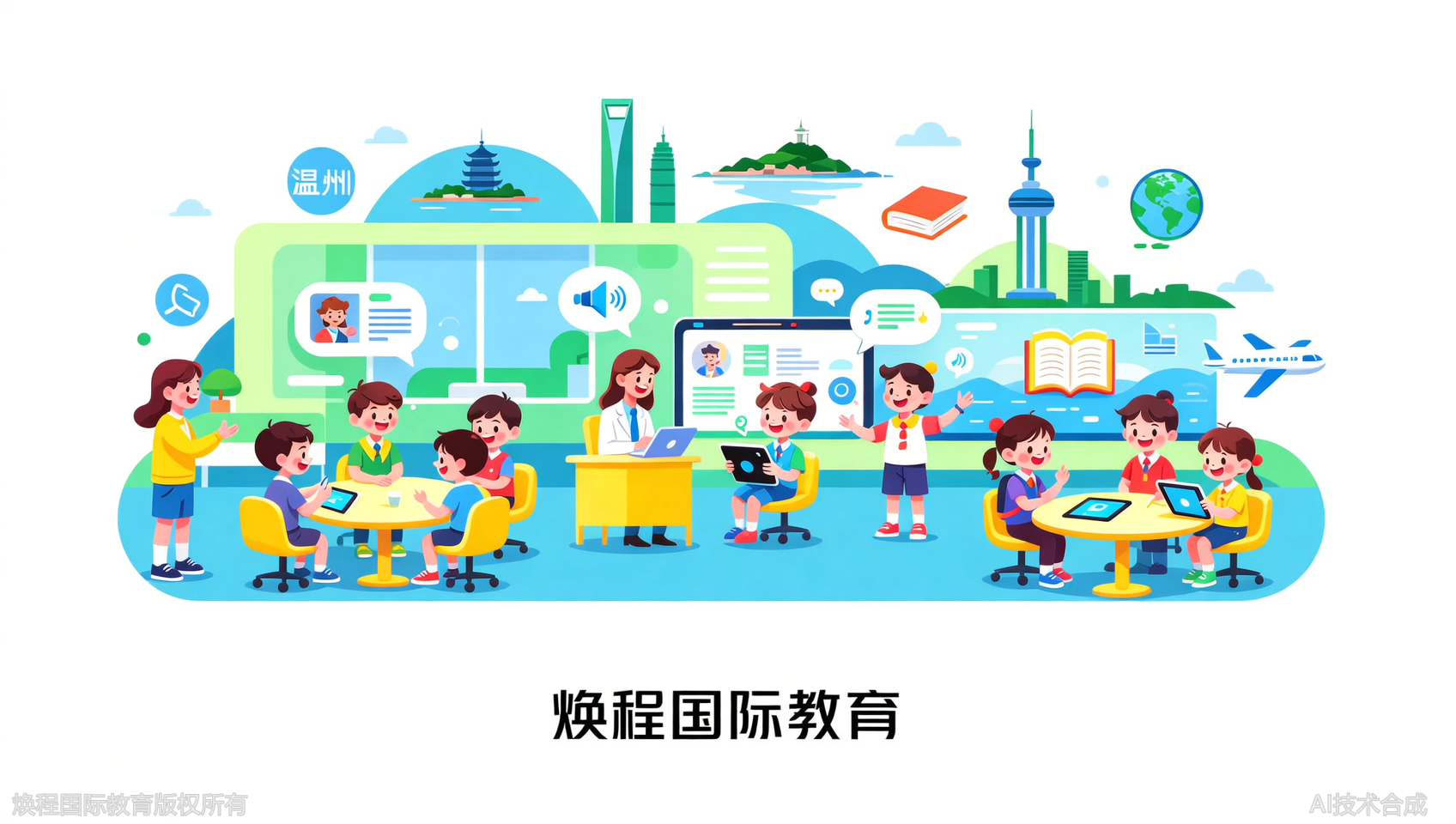 温州低龄留学语培：自然拼读+Power Up+Think全系列