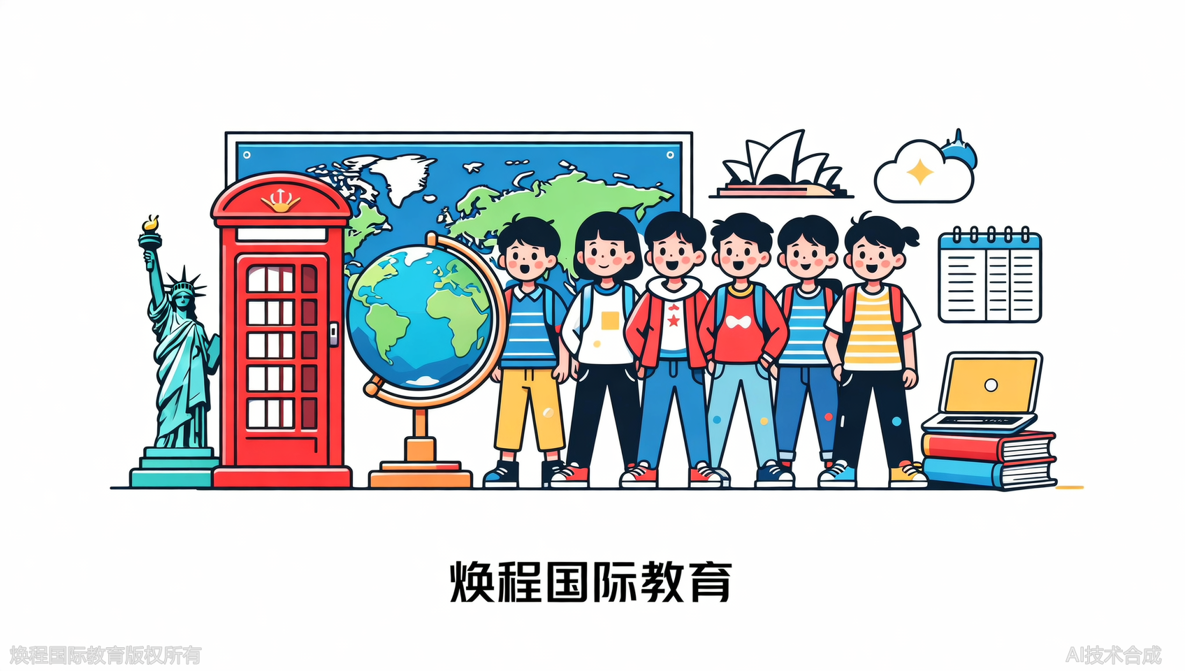 温州西方文化课预习：焕程国际教育英联邦北美澳洲全解读