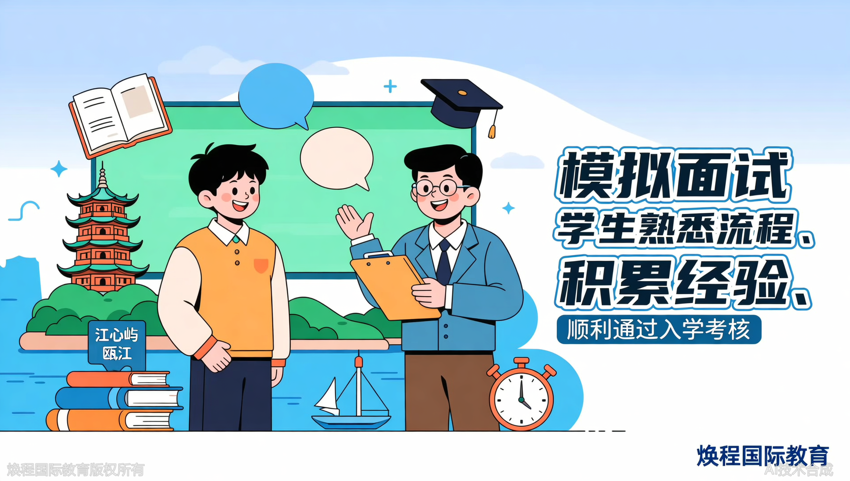 温州国际高中面试辅导：焕程国际教育模拟面试实战