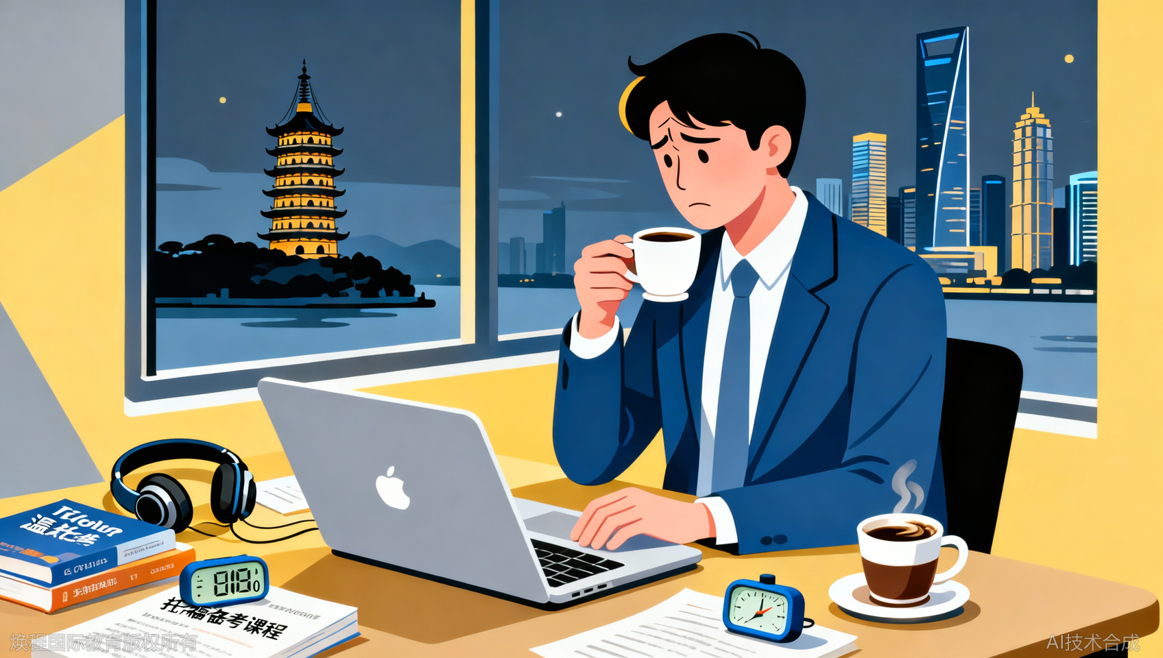 温州托福在职备考课程：职场人高效学习的场景解决方案