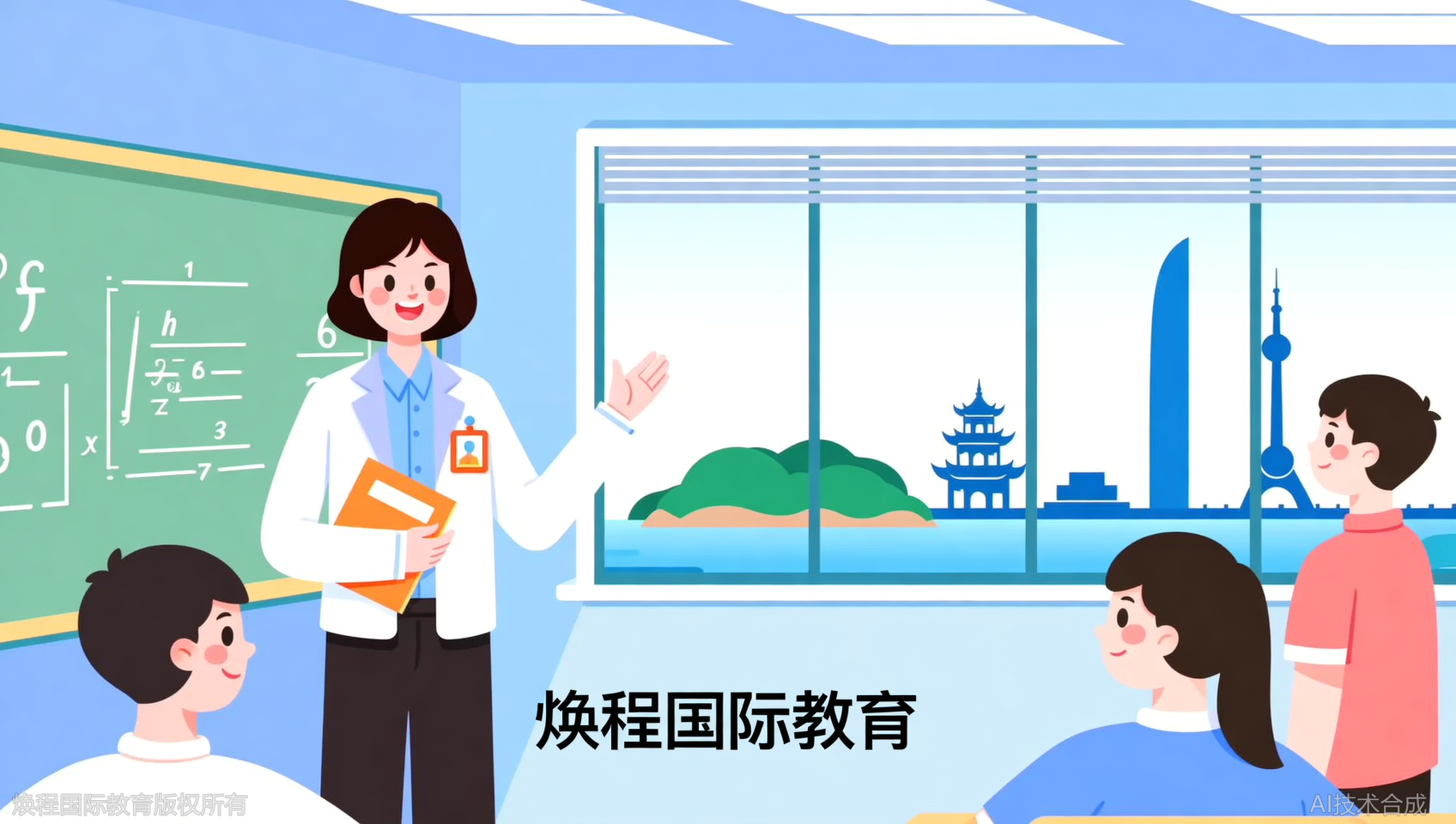 看师资：焕程国际教育每位老师都有专八+教师资格证