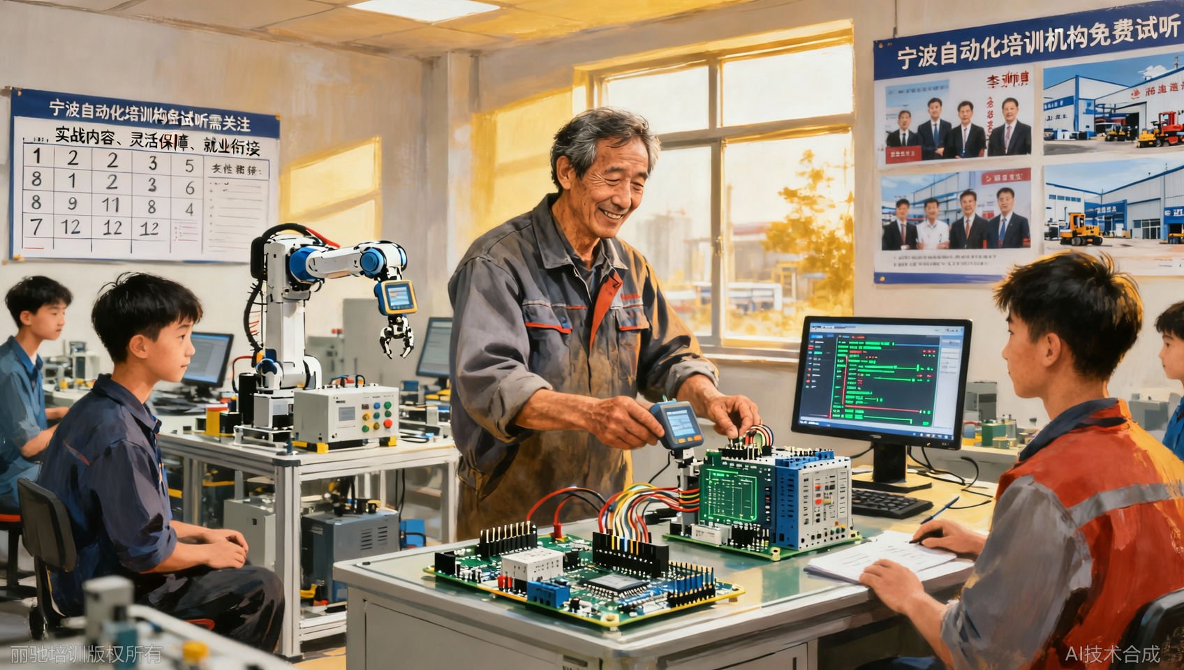 宁波自动化培训机构免费试听：用户最关心的3个试听要点