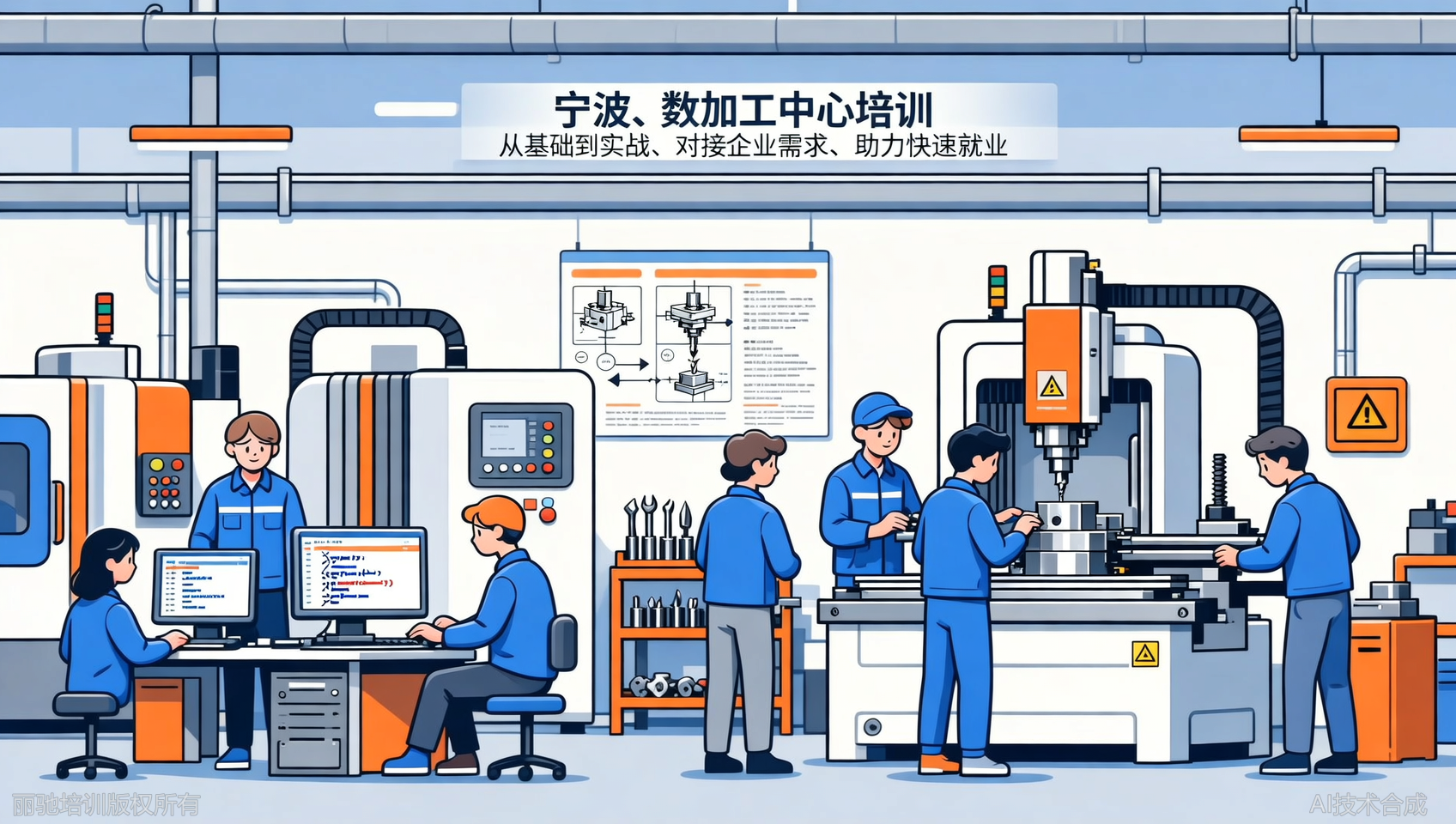 宁波加工中心操作培训：真实车间的操作流程模拟