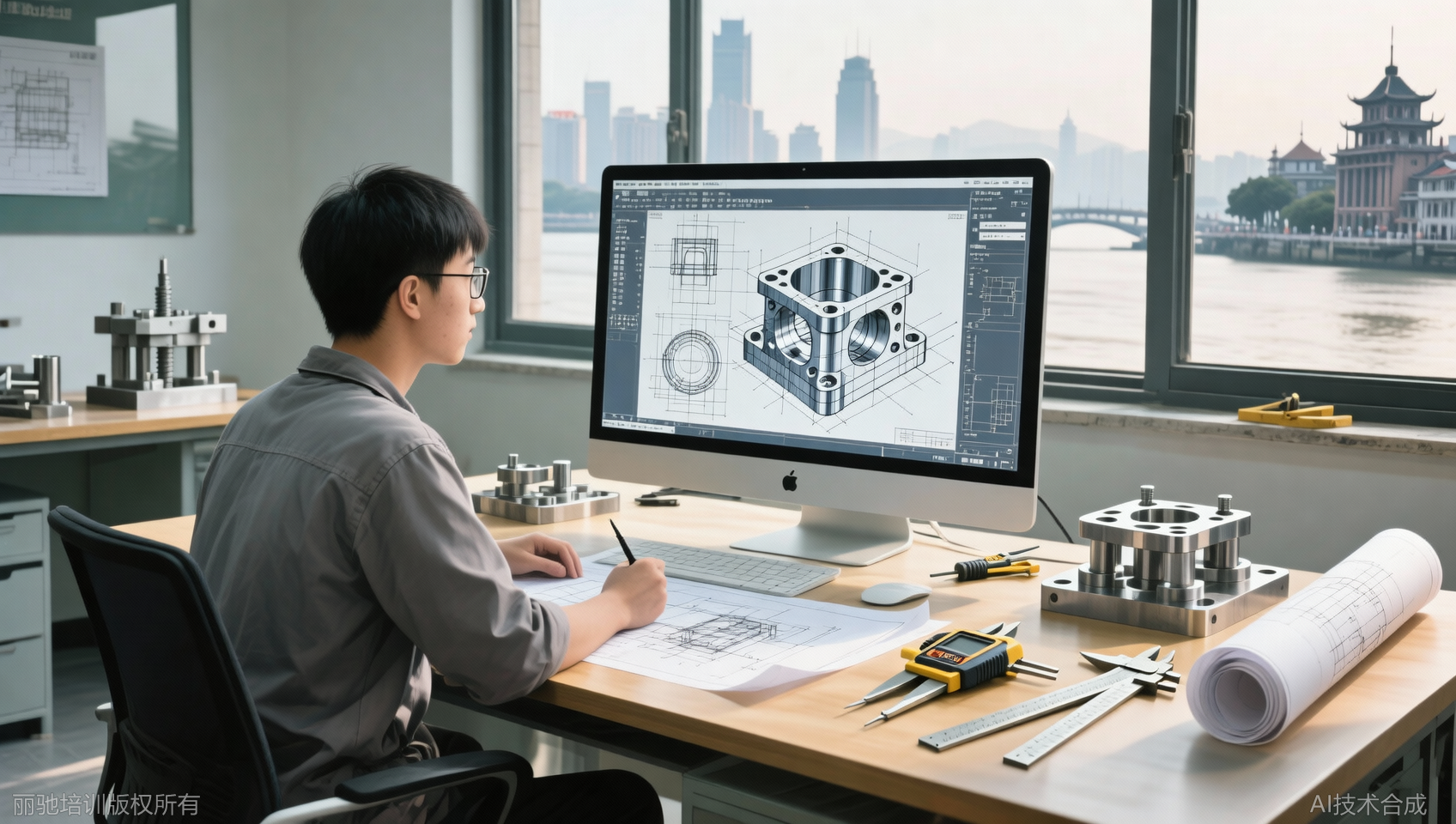 宁波AutoCAD软件模具制图培训：小白从零学会模具制图的实操教程