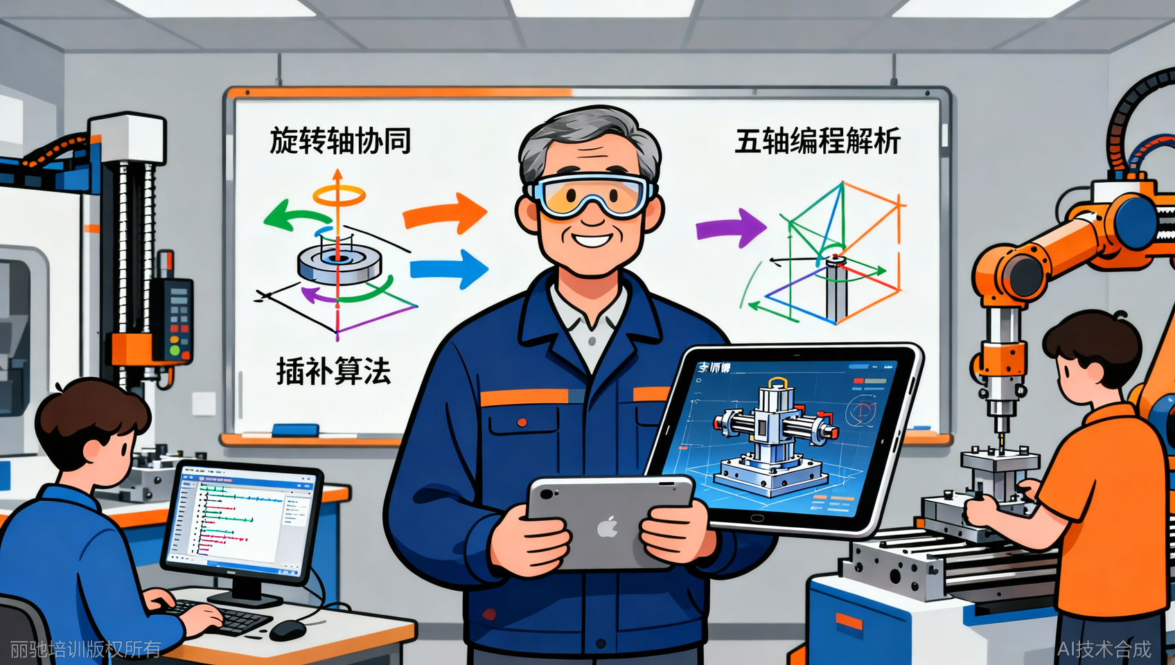 宁波加工中心五轴编程培训：五轴编程的核心技术剖析