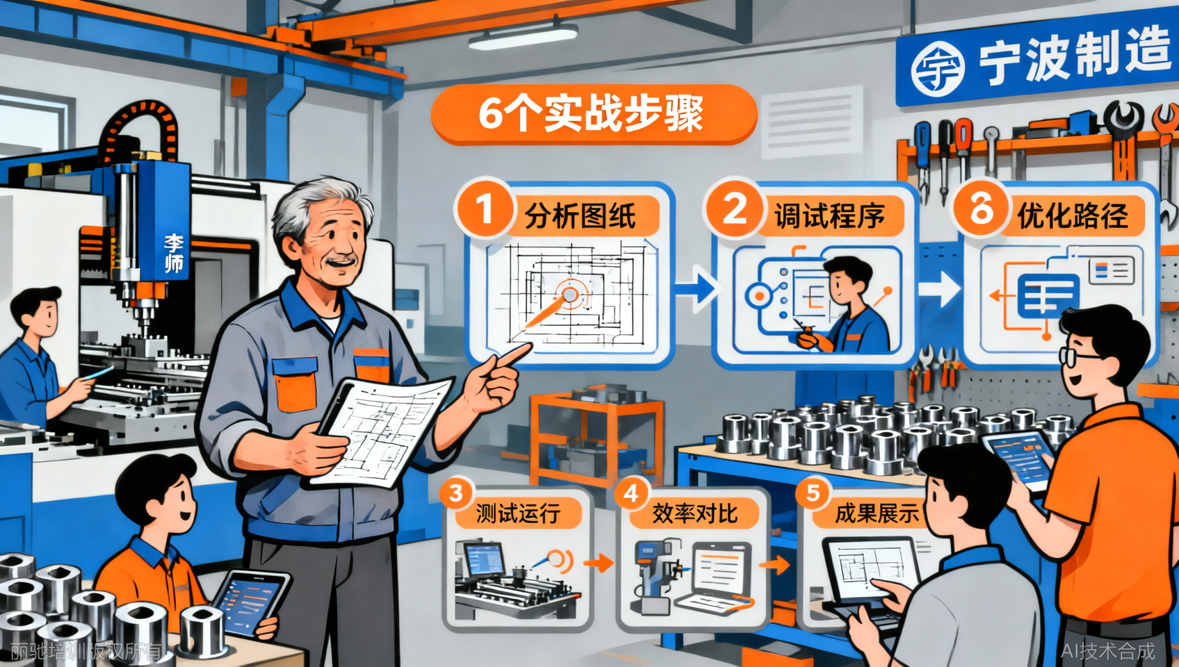 宁波数控编程工艺优化培训：提升效率的6个工艺优化步骤