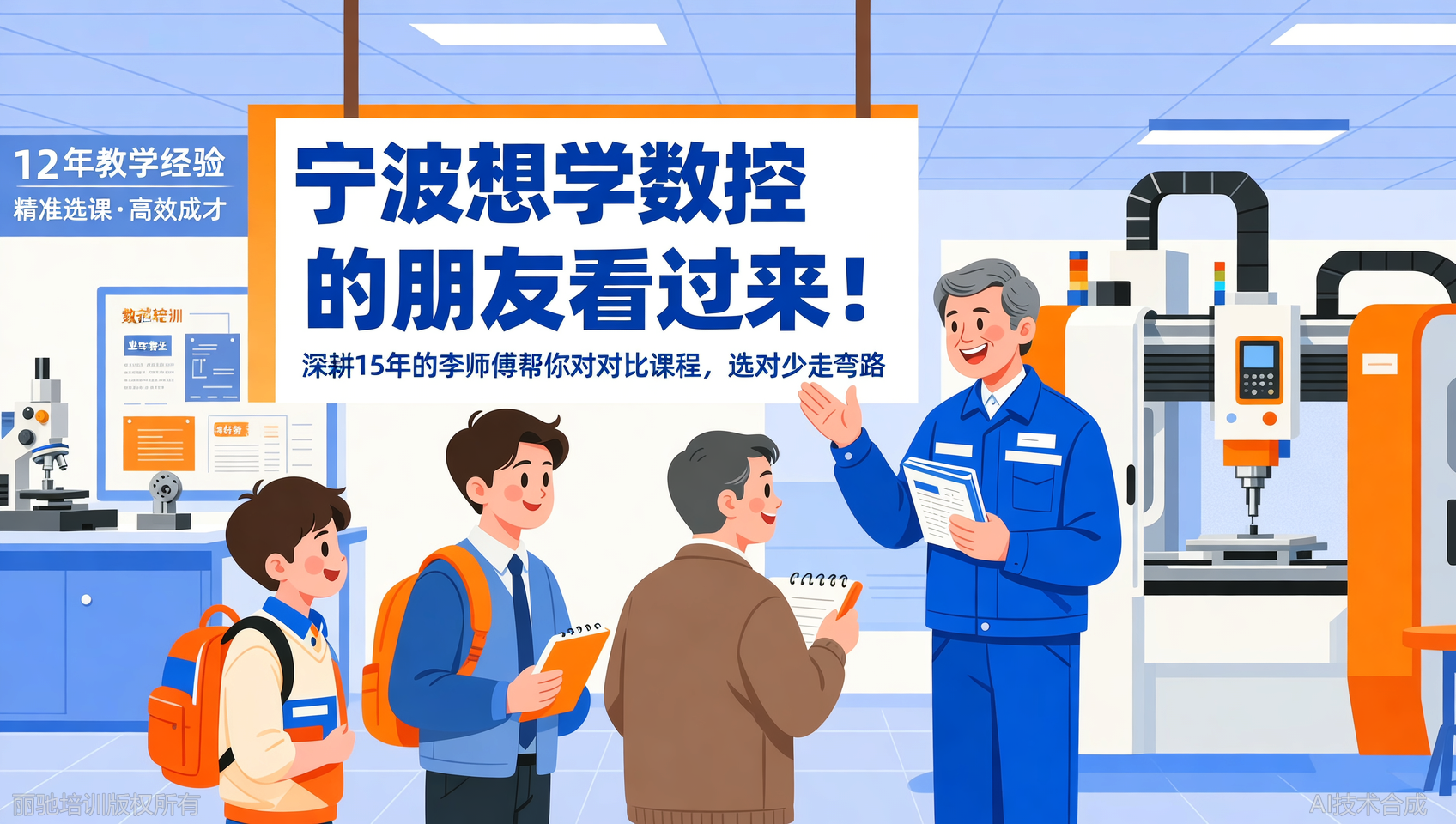 宁波数控培训课程选择：不同需求的课程适配对比