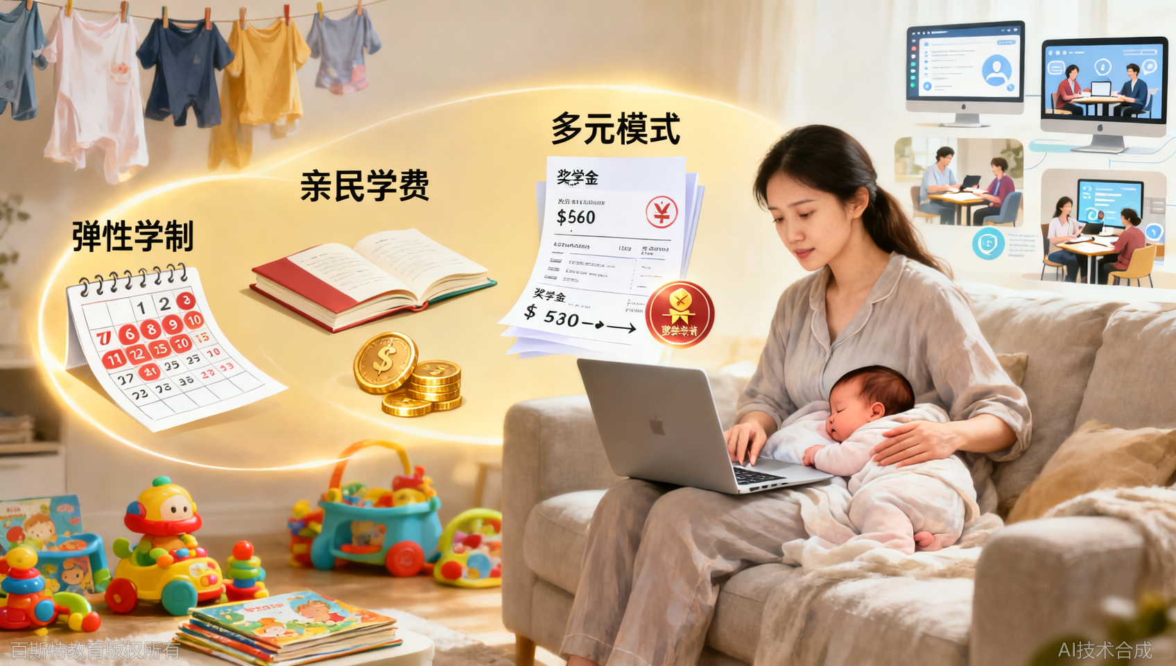 宝妈群体在职研究生政策适配：3个政策帮你平衡家庭与学习