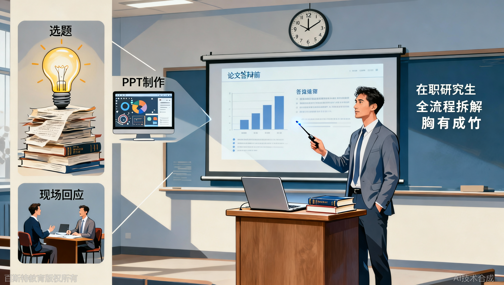 在职研究生论文答辩要求：3个要点帮你一次通过