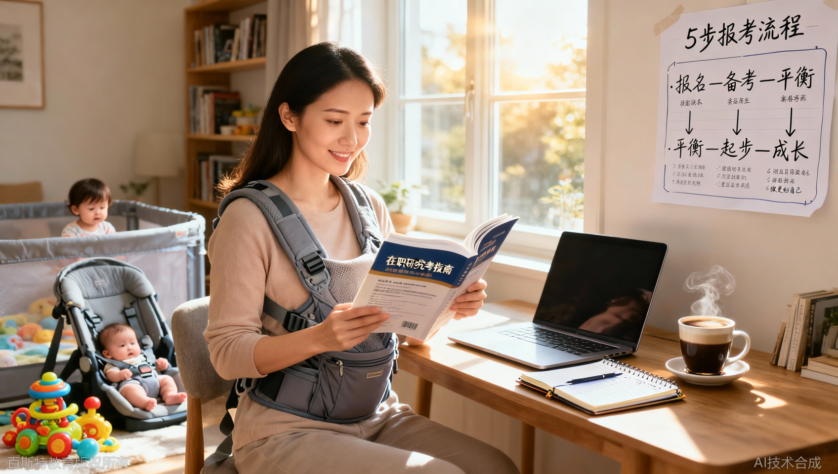 宝妈在职研究生报考流程：5步指南帮你平衡时间