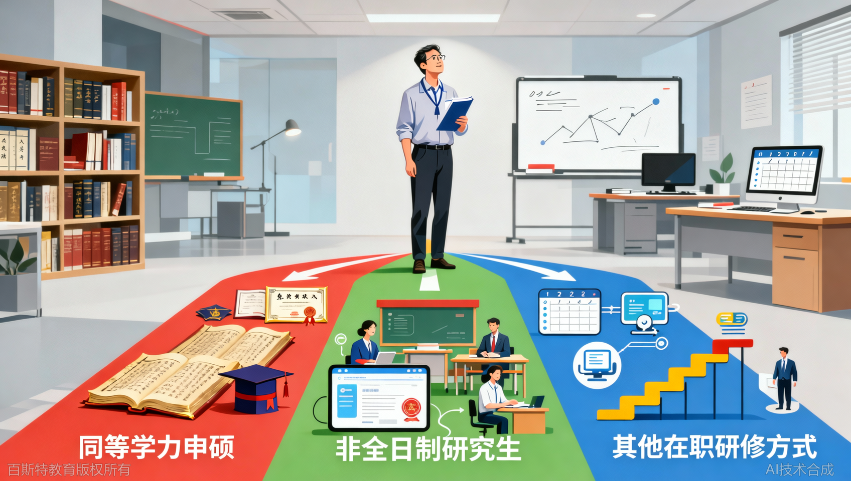 教师群体在职研究生政策适配：3个政策帮你选对路径