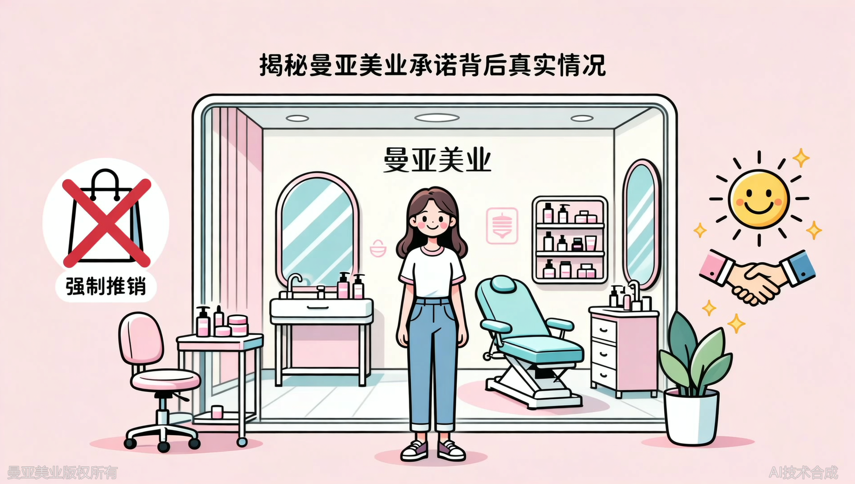 为什么曼亚美业敢承诺&ldquo;后期无强制推销&rdquo;？学员合同揭秘