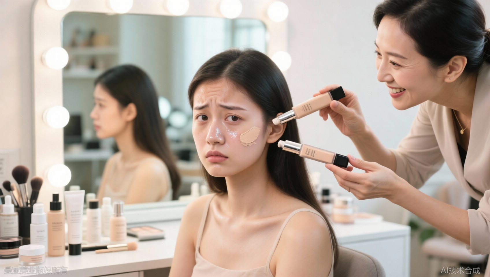 混干皮化妆技巧：兼顾T区与脸颊的3个上妆秘诀