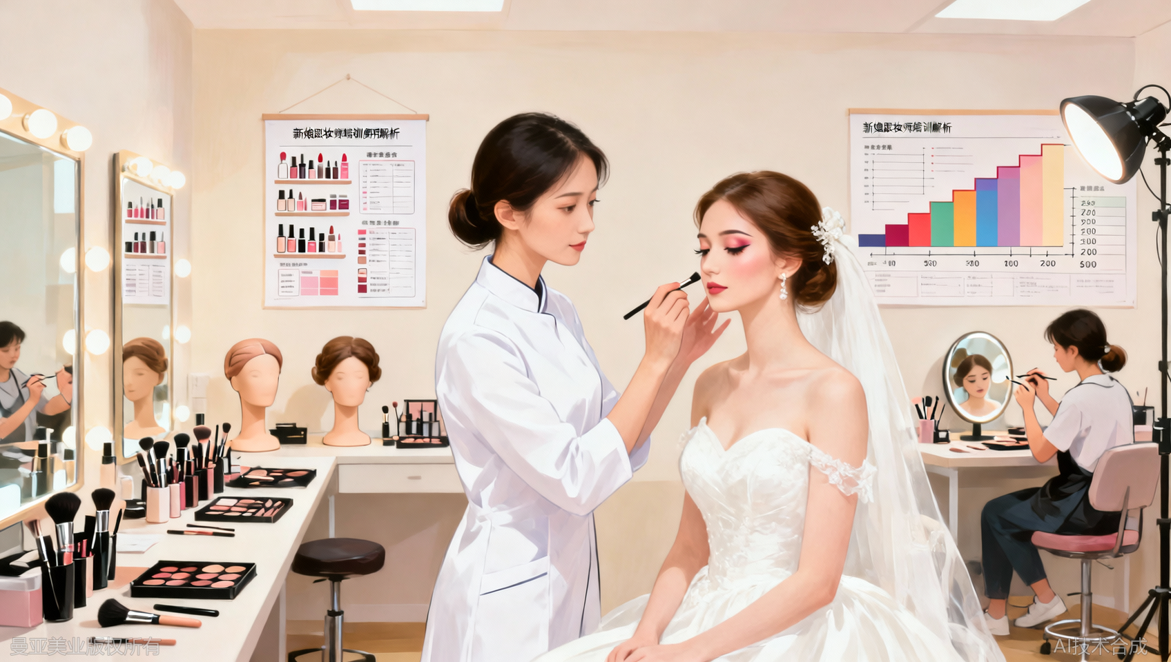 新娘跟妆师培训费用解析：从基础到高阶的费用明细