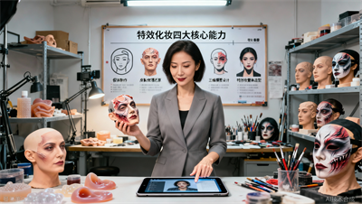 影视特效化妆师要求：从假体制作到特效设计的4个能力
