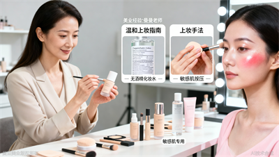 敏感肌化妆技巧：从产品到步骤的3个温和上妆指南