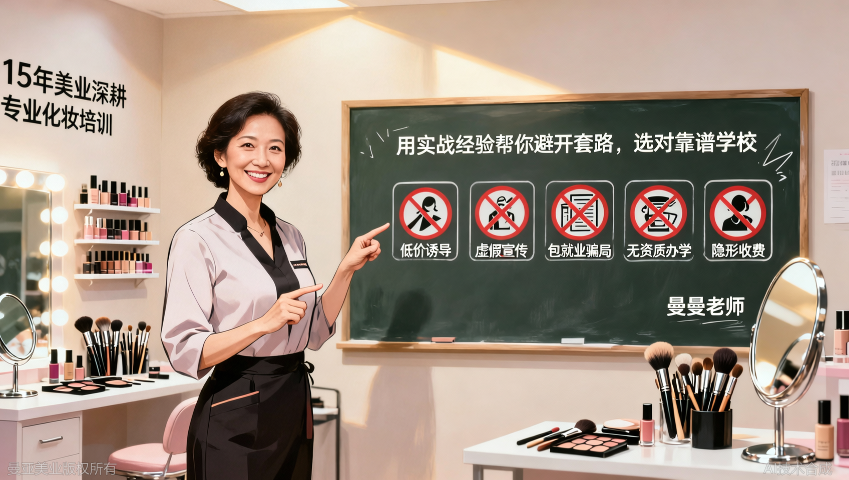 化妆培训避坑指南：新手容易踩的5个招生陷阱