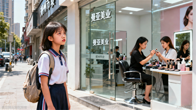 郑州曼亚美业的零基础化妆教学行不行？初中毕业学员说实话