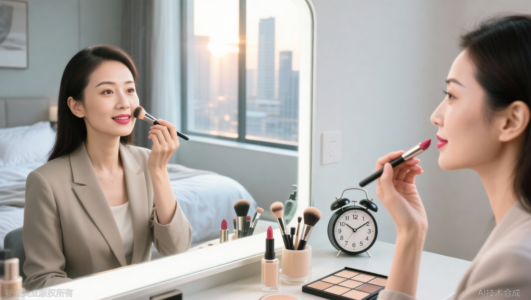 日常上班妆培训：适合职场的快速造型技巧