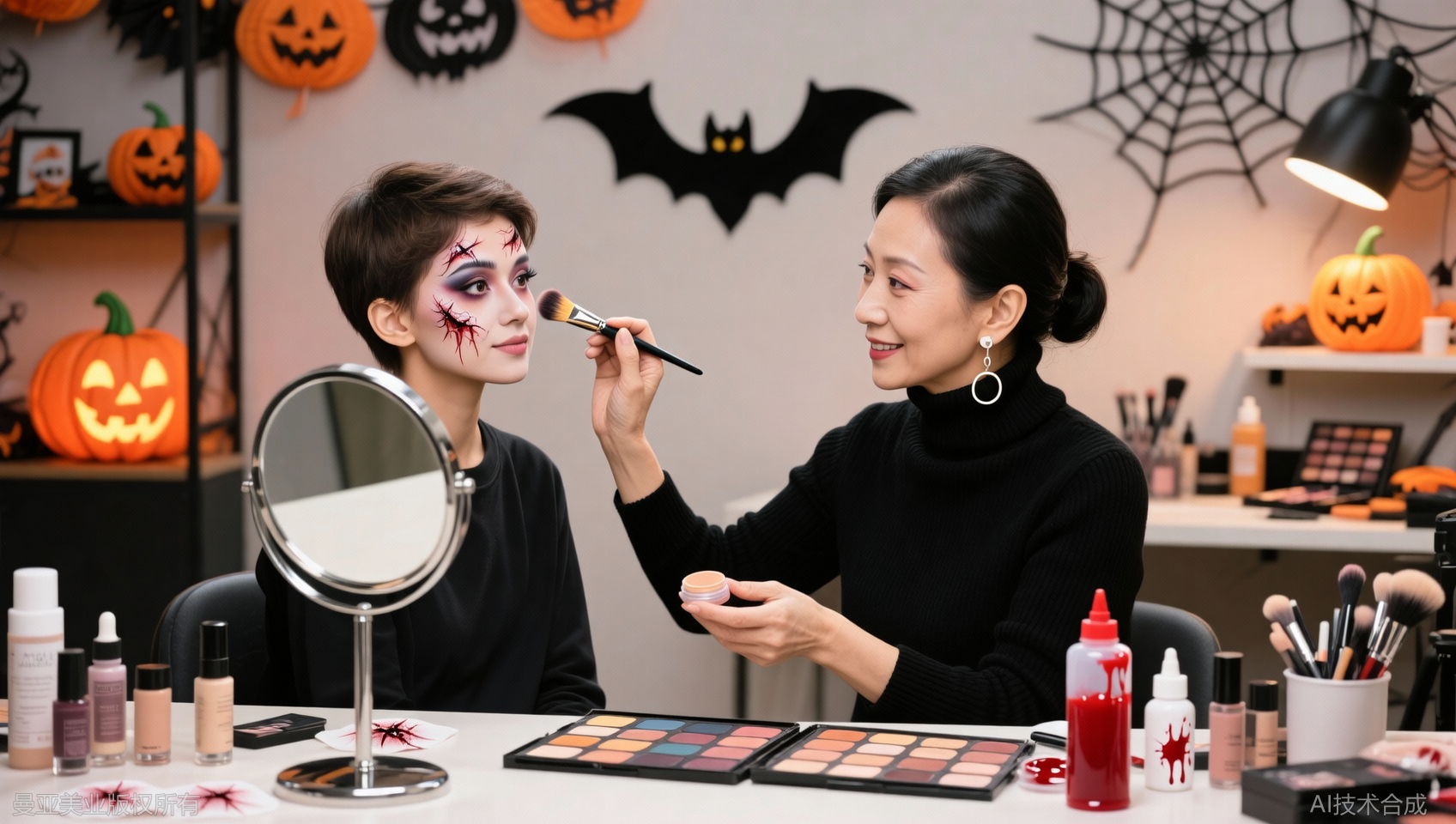 万圣节妆培训：打造奇幻节日妆容的实操技巧