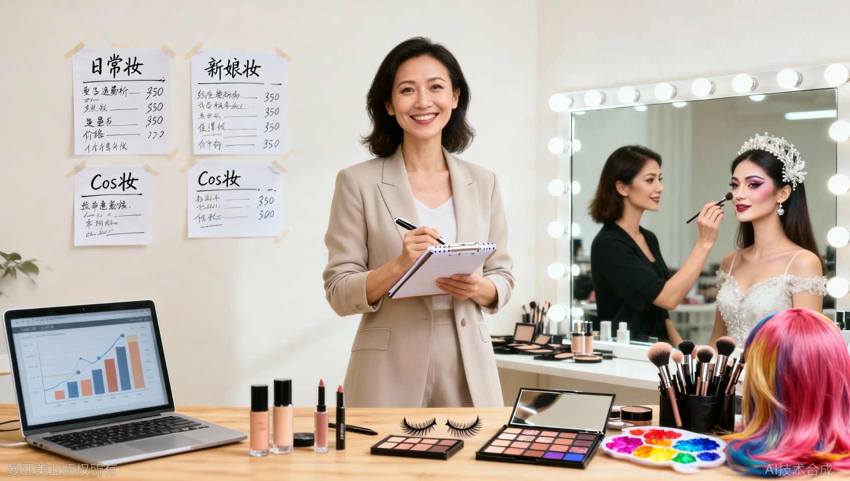 深圳化妆兼职收费标准：不同项目的定价技巧