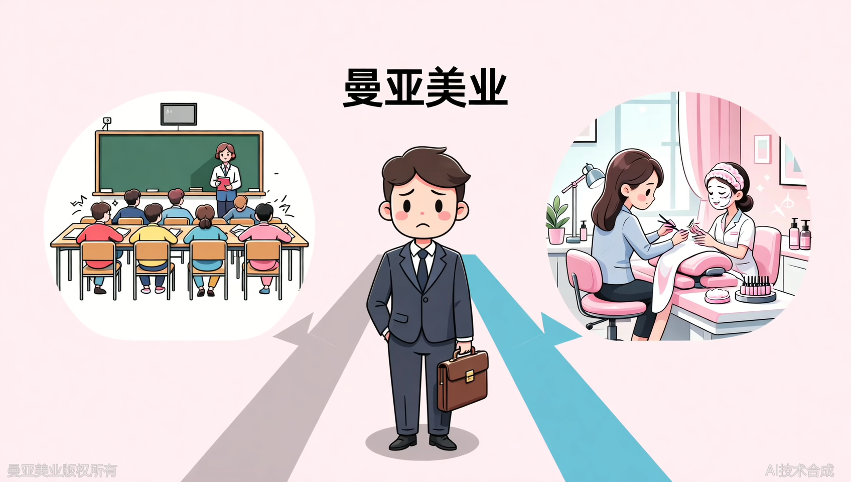 大班教学 vs 曼亚美业随到随学一对一，谁更适合上班族
