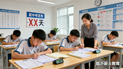 中考倒计时，如何实现&ldquo;普高线&rdquo;跨越？临沂薪火教育初三半托/全托，时间灵活规划