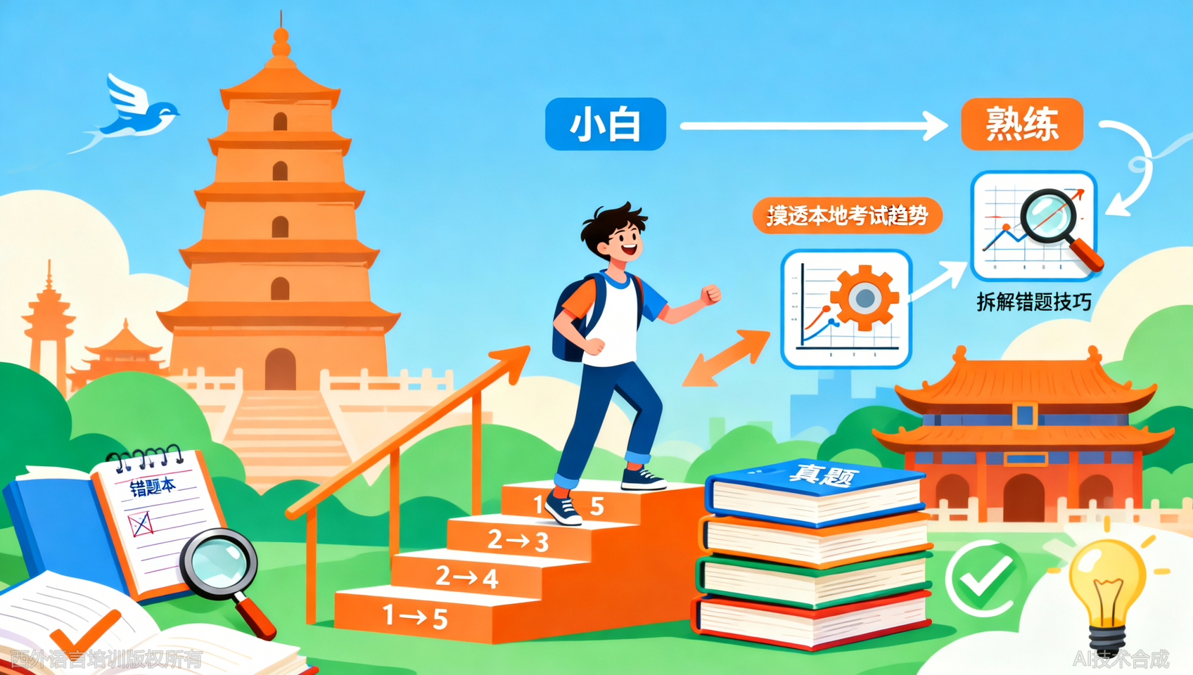 西安小语种高考生必藏：5套真题的使用攻略