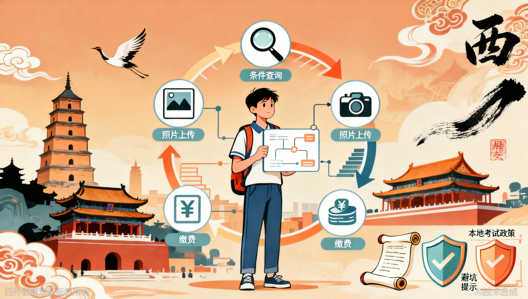 西安小语种考级报名：从条件查询到报名的全场景指南