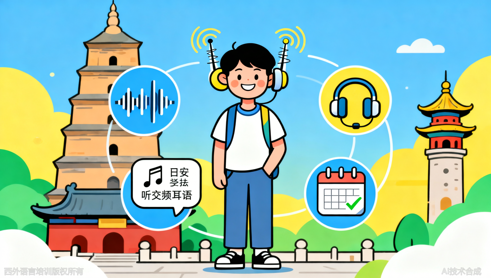 西安小语种听力提升：必做的3个行动清单