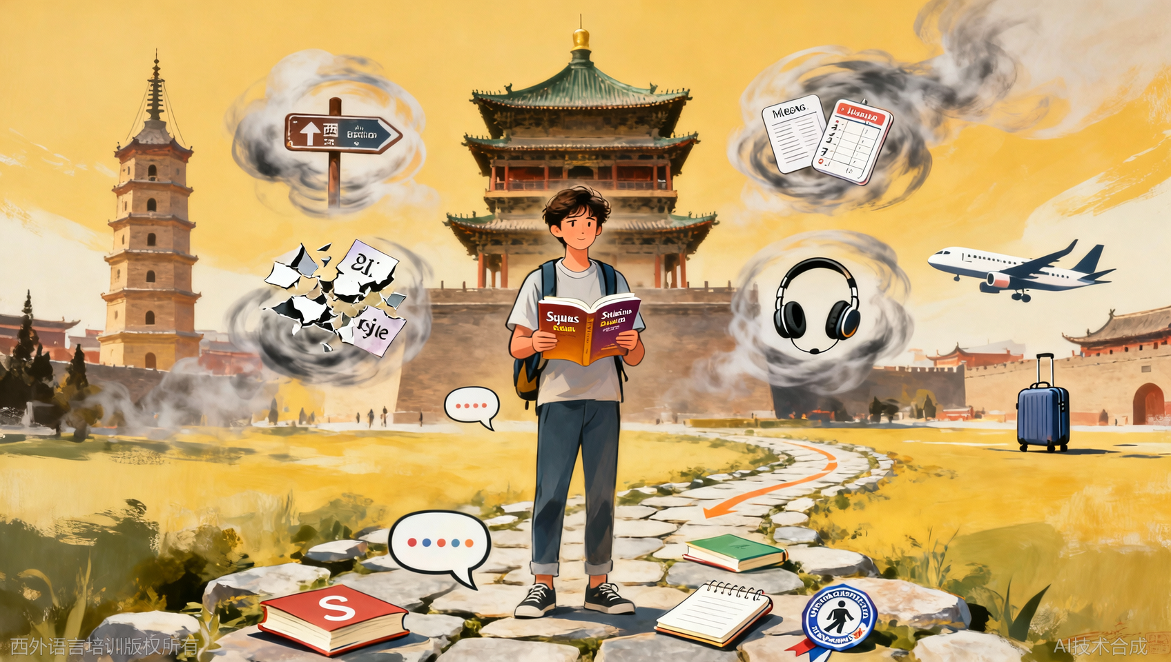 西安小语种自学别踩坑：我犯过的4个错及避坑技巧