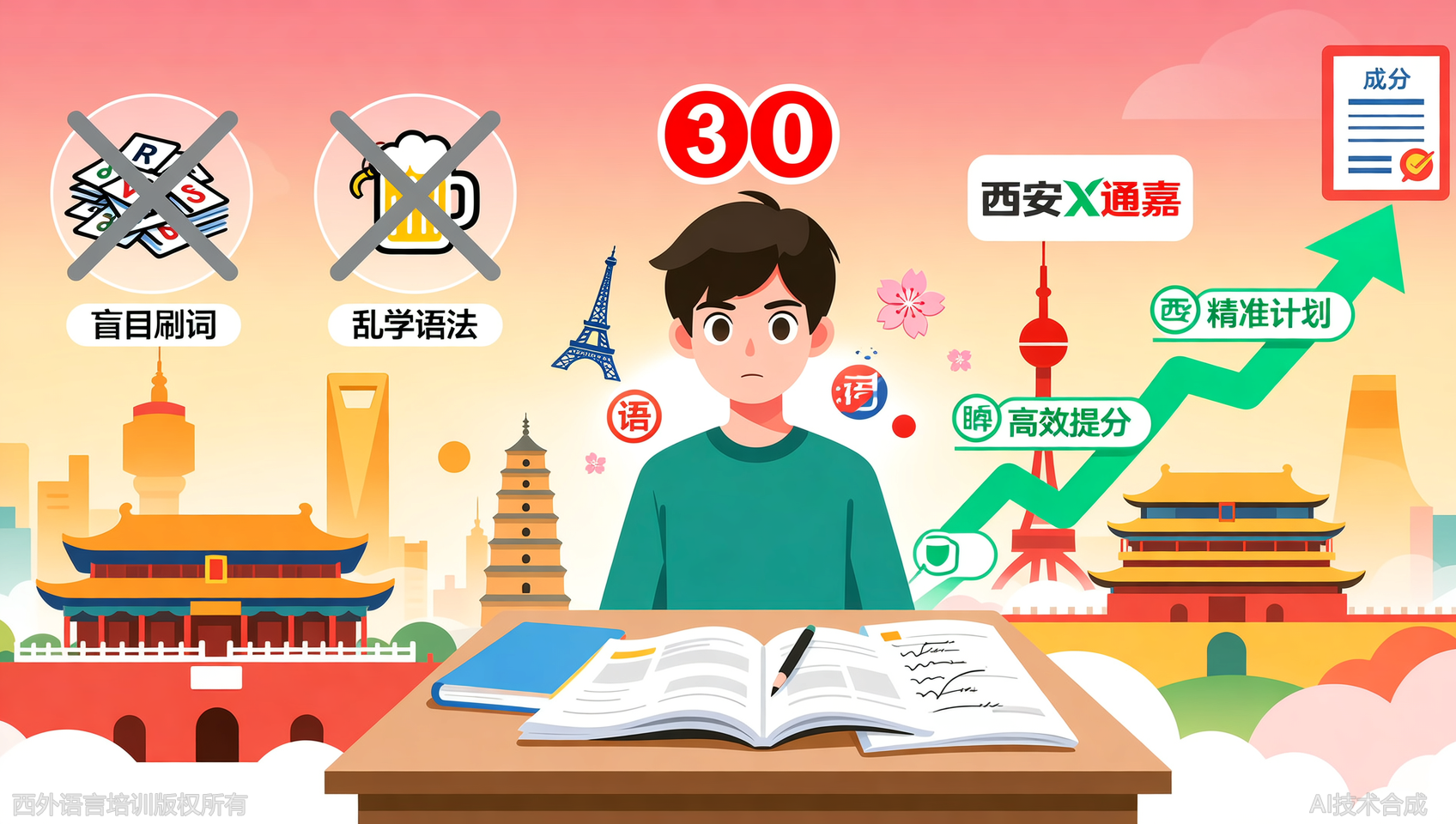 西安小语种考试冲刺：最后30天的必做4件事