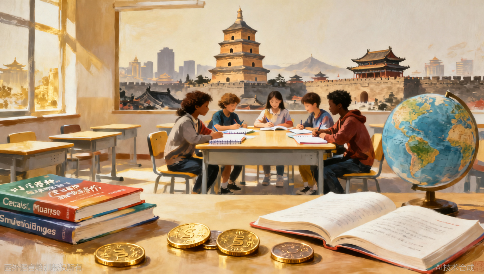 西安小语种课程价格全解析：3类课程的成本/性价比对比