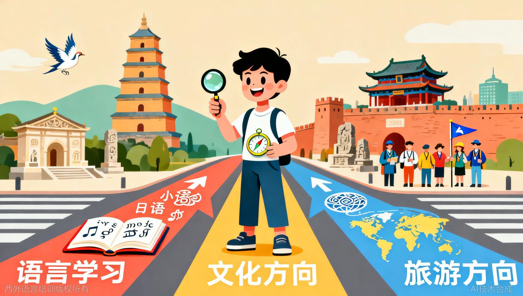 西安小语种兴趣学习：文化/旅游方向怎么选？满足兴趣的3个方法